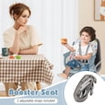 thumbnail image 4 of Babyjoy 16-in-1 Baby High Chair with Activity Center Booster Seat Building Block Table Celadon, 4 of 8