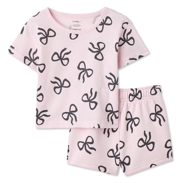 Ensemble 2 pièces avec short George pour bébés filles