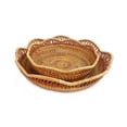 thumbnail image 4 of Fruit Wicker Storage Bowls Natural Woven Serving Bowls Decorative For Kitchen Counter Organizing, 4 of 7