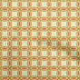 thumbnail image 1 of oneOone Cotton Poplin Orange Fabric Geometric Sewing Craft Projects Fabric Prints By Yard 56 Inch Wide, 1 of 4
