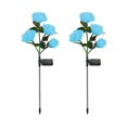thumbnail image 2 of LSLJS Solar Garden Lights - 4 Head Floral Sway Light Solar Light-Solar Sway Lights- Sway with The Wind- Solar Outdoor Lights- Solar Garden Decorative Lights- Patio Ya, Solar Light, 2 of 6