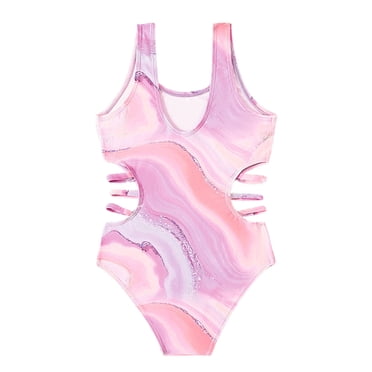 MEZZALL Kids Girls Swimsuits Monokini Sport Bathing Suits Leisure Baby Toddler Swim Wear