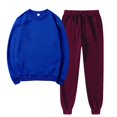 thumbnail image 2 of Besolor Ensembles 2 Pcs pour Femmes Survêtements Décontractés Chandail à Col Rond et Pantalon de Jogging Ensembles d'Entraînement Survêtements, 2 of 5