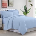 thumbnail image 2 of 800 Thread Count 100% Egyptian Cotton 5 Piece Duvet Set with Zipper Closure & Corner 5 Pc Duvet Set Solid Pattern, 2 of 4