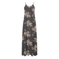 thumbnail image 4 of Pompotops Robes d'Été pour Femmes Décontractées Boho Imprimées à Bretelles Anneau Plage Longue Robe Maxi avec Poches, 4 of 5