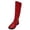 Red, variant on Wyzesi Tall Boots for Women Knee High Low Heel Foreign Trade Fall and Winter Women'S Boots Cowboy Heel Low Heel Belt Buckle High Boots