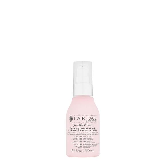 Hairitage Argan Oil Elixir with Argan and Avocado Oil for All Hair Types, 100ml