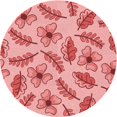 thumbnail image 1 of Ahgly Company Tapis d'Intérieur Lavable en Machine Carré Transitionnel Rose Pastel, 3 Pieds Carré, 1 of 7