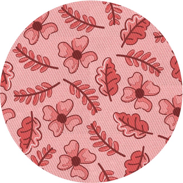 Ahgly Company Tapis d'Intérieur Lavable en Machine Carré Transitionnel Rose Pastel, 3 Pieds Carré