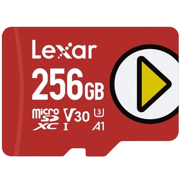 Lexar Play 256 Go MicroSDXC Carte mémoire numérique, Micro SDXC Mémoire numérique
