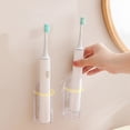 thumbnail image 4 of Petit Rangement pour Salle de Bain, Base de Rangement Murale Sans Perçage pour Brosse à Dents et Brosse à Dents de Salle de Bain, Rangement Mural pour Salle de Bain, Support Mural, Rangement pour Salle de Bain, 4 of 4