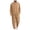 Khaki, variant on Ketyyh-chn99 Men's Cotton Sweatsuit Set Men's Solid Color Fashion Casual Loose V Neck Long Sleeved Shirt Trousers Set Size for S,Sky Blue