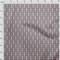 thumbnail image 3 of oneOone Polyester Lycra Fabric Ethnic Geometric Flame Stitch Print Fabric By The Yard 56 Inch Wide, 3 of 4
