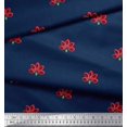 thumbnail image 2 of Soimoi polyester Crepe Fabric Artistic Floral Print Fabric by the Yard 52 Inch Wide, 2 of 5