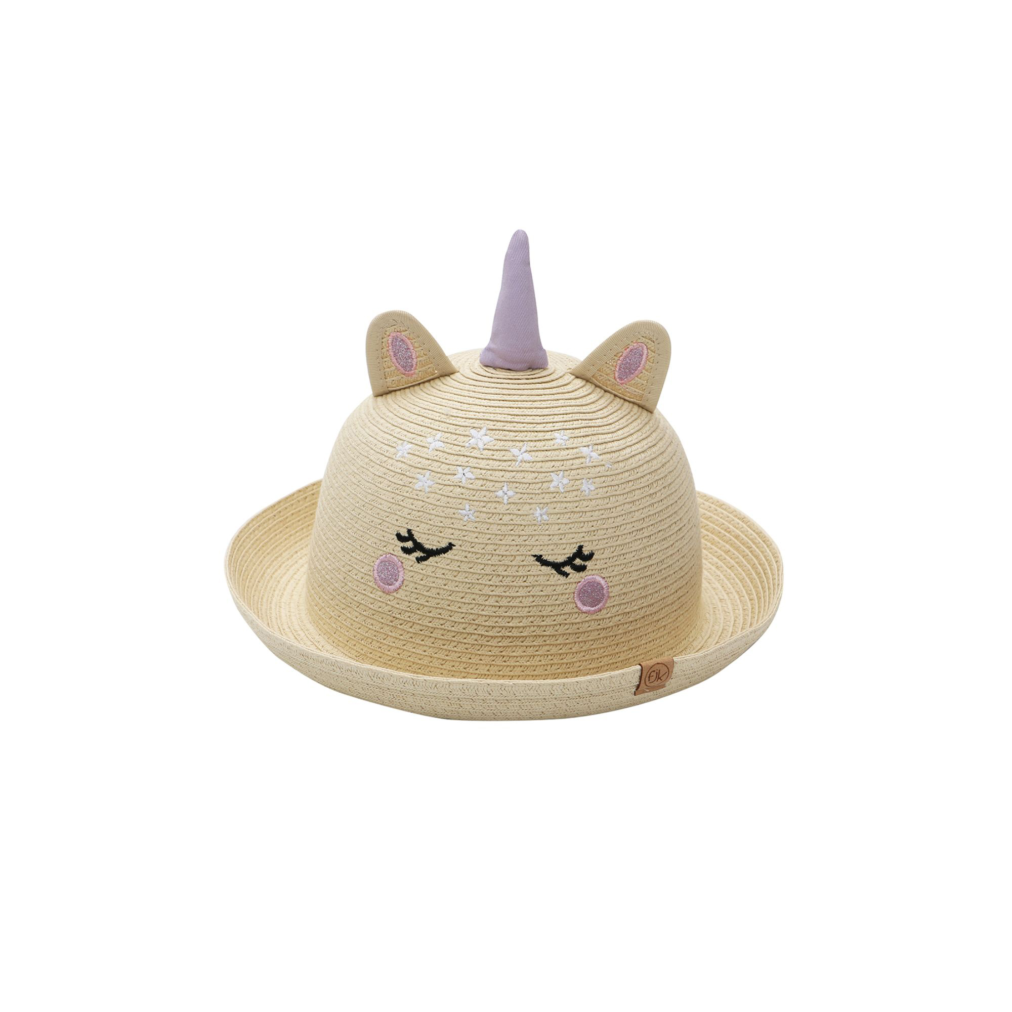 FlapJackKids - Chapeau de Paille pour Enfants - Unicorn - Grand