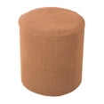 thumbnail image 1 of jifeng Housse de Pouf Protège-Tabouret Housses Housses de Tabouret Extensible Café, 1 of 8