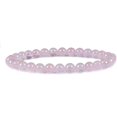 thumbnail image 1 of Bracelet Extensible en Perles Rondes de 6 mm en Quartz Rose Aqua Aura, Pierre Précieuse 6,5 Pouces, 1 of 2