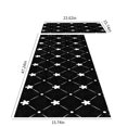 thumbnail image 3 of Yhmxh Bathroom Rugs Kitchen Mat, 2pcs Kitchen Rugs, Cushioned Kitchen Mats For Floor, Non-Slip Standing Desk Mat, Waterproofing Kitchen Rug Set For Kitchen, Floor, Office Living Room Rug Bath Mat, 3 of 7