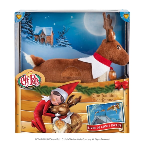 Elf Pets - A Reindeer Tradition - Book & Pack – French