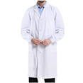 thumbnail image 2 of Amzcrzy Men Polyester Coat Men Working Clothes Button with Pockets Long Sleeve Turndown Collar Solid Color Cardign Men's Fashion Jackets for Men Men's Clothing, 2 of 8