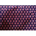thumbnail image 4 of oneOone Cotton Silk Fabric Floral & Flying Swan Block Print Fabric BTY 42 Inch Wide, 4 of 4