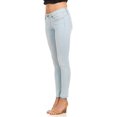 thumbnail image 2 of Cover Girl Jeans Juniors Low Rise Waisted Butt Shaping Skinny Grey Jeans Size 3, 2 of 7
