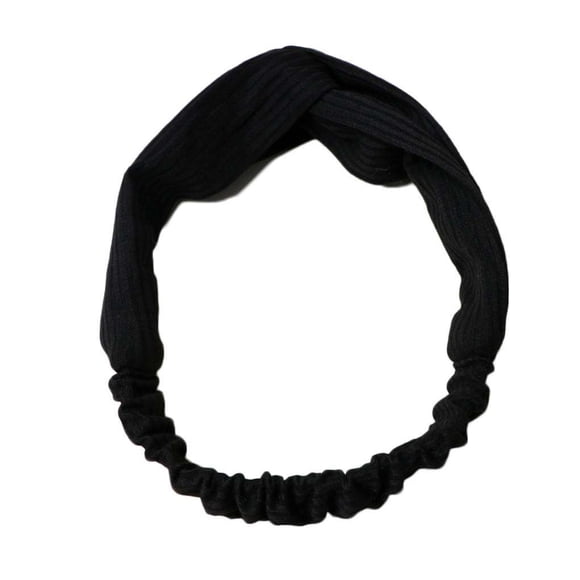 Turban à Nœud pour Femmes Bandeaux Élastiques Bande pour Cheveux Rayé Bandeaux Mignons Accessoires Bande Unie Bandeau pour la Tête Coiffe