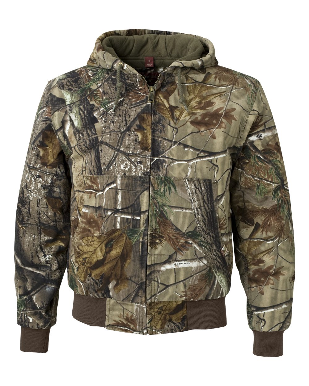 DRI DUCK Cheyenne Boulder Cloth Hooded Jacket with Tricot Quilt Lining, XL