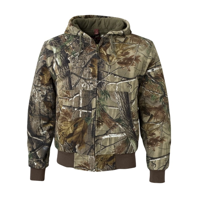 DRI DUCK Cheyenne Boulder Cloth Hooded Jacket with Tricot Quilt Lining, 2XL