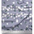 thumbnail image 1 of Soimoi Poly Georgette Fabric Stripe & Floral Artistic Print Fabric by Yard 52 Inch Wide, 1 of 3