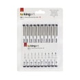 thumbnail image 1 of KINGART Inkline™ Fine Line Black Ink Pens 10 Pieces, 1 of 9