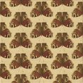 thumbnail image 1 of Ahgly Company Machine Washable Indoor Square Transitional Saddle Brown Area Rugs, 5' Square, 1 of 7