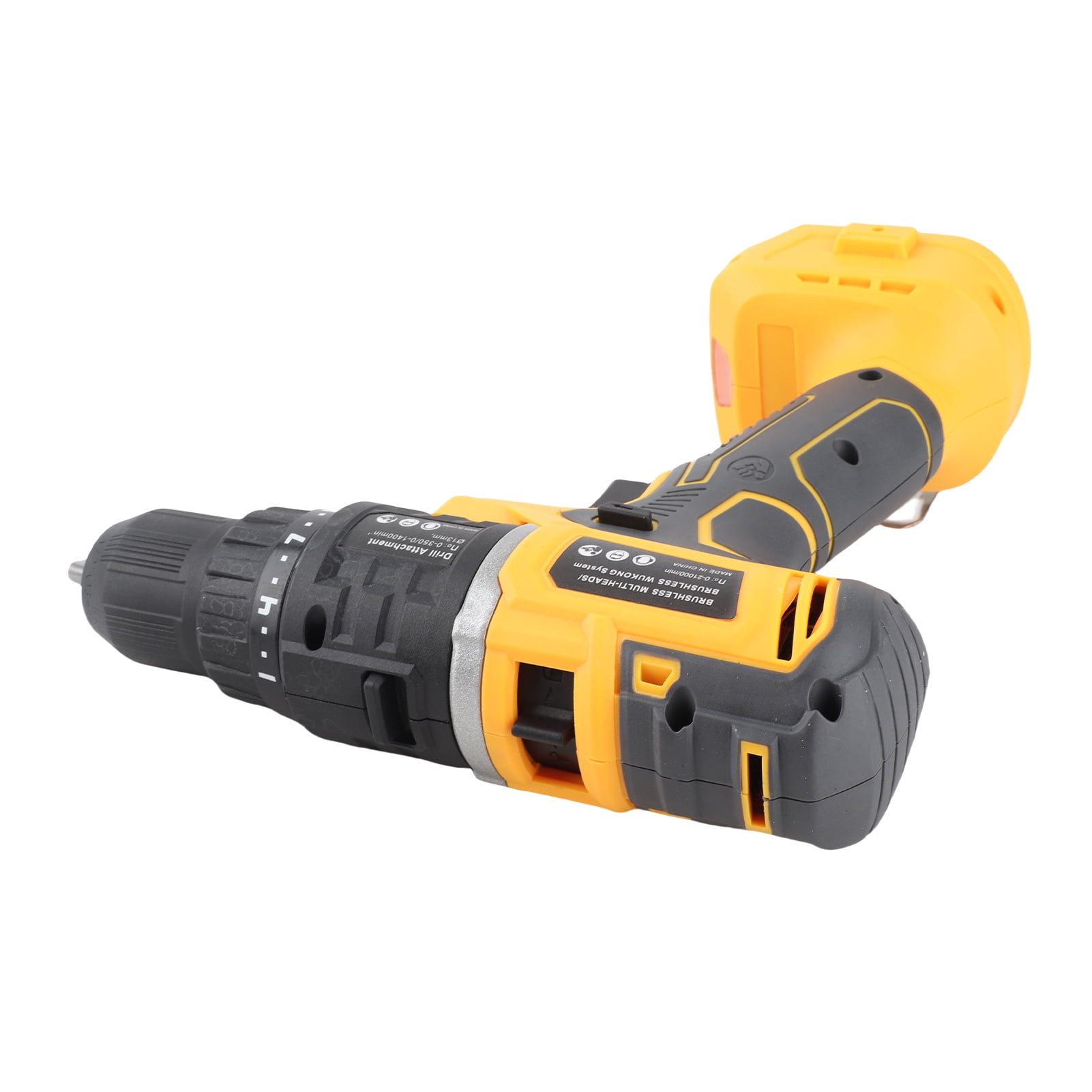 20V Cordless Power Tool Combo Kit Drill and Angle Grinder Set with Brushless Motor for Drilling Cutting Grinding