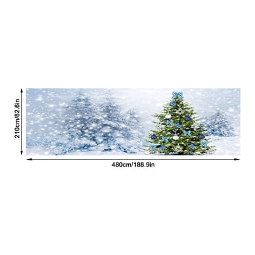 Housse de Porte de Noël Décoration de Porte de Garage de Noël, Housse de Porte de Garage de Noël Grande Joyeux Noël Murale de Porte de Garage Suspendue Noël pour Fête Extérieure Style