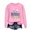 thumbnail image 3 of EGNMCR Easter T-Shirts Imprimés pour Femmes T-Shirts Graphiques pour Femmes Chemises pour Femmes T-Shirts à Col Rond pour Femmes Haut à Manches Longues Imprimé Easter Chandails T-Shirts pour Femmes, 3 of 4