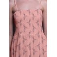 thumbnail image 4 of Bimba Robe à Bretelles Smockée en Georgette Imprimée d'Oiseau Pêcheur King pour Femmes - Xxx-Grand, 4 of 7