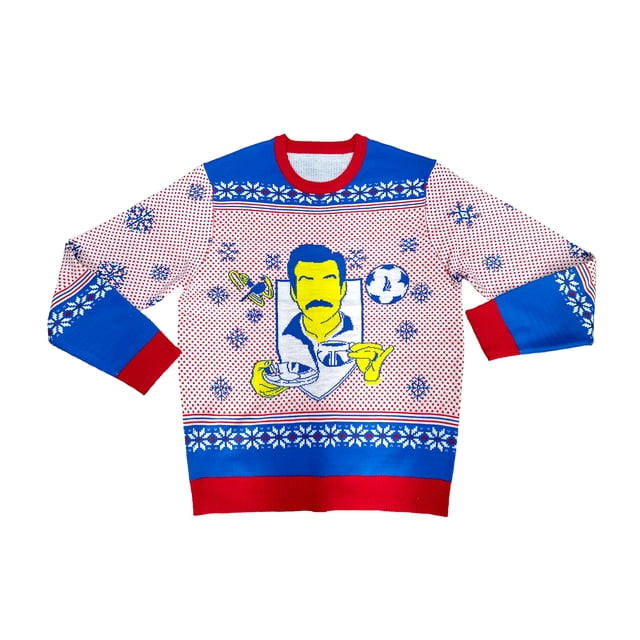 Ted Lasso Croire Jacquard Chandail de Noël Laid