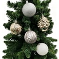 thumbnail image 2 of Holiday Time 45 Count Shatterproof Ornaments-Gray/Gold/Silver/White, 2 of 4