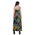 thumbnail image 4 of Moomaya All Over Printed A Line Sleeveless Womens Summer Party Dresses, 4 of 4