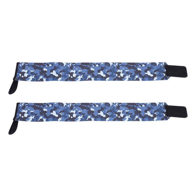 1 Paire de Poignets en Nylon Enveloppe le Soutien des Poignets de Basket-Ball de Musculation (Bleu)