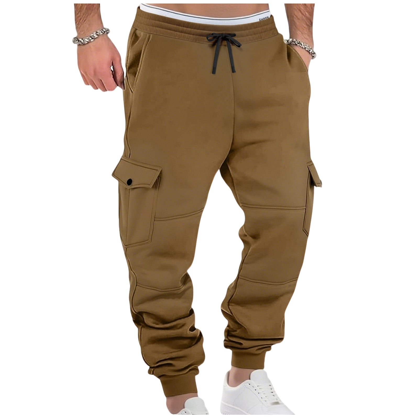 ShomPort Sweatpants for Mens Full Length Drawstring Elastic Waist