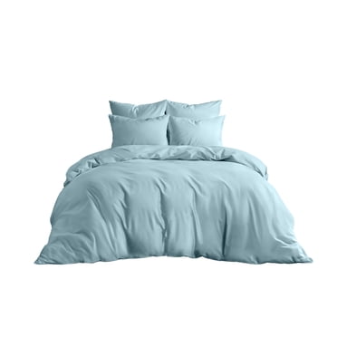 Cotton Metrics Duvet Cover Set with Zipper & Corner Ties 800TC 100% Organic Cotton 3pc Duvet Cover Set All Sizes & Color