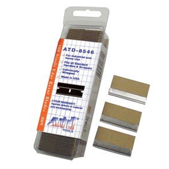 ATD Tools 8546 .009" Single Edge Razor Blade