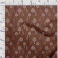 thumbnail image 2 of oneOone Cotton Silk Fabric Tree & Giraffe Block Print Fabric By The Yard 42 Inch Wide, 2 of 4