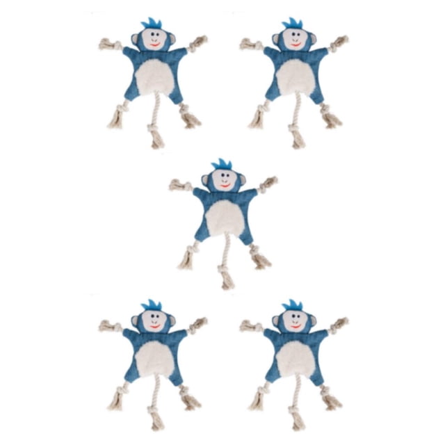 serony Polyester Stylish Dog Toy Durable And Easy To Clean For Busy Pet Owners Made Of Polyester Dog Toys monkey 5Set