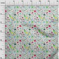 thumbnail image 3 of oneOone Rayon Magenta Fabric Tool Fabric For Sewing Printed Craft Fabric By The Yard 56 Inch Wide, 3 of 4