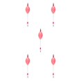 thumbnail image 1 of QualitChoice Canne à Pêche Dérivante Étanche Rotation 360° Mousse Lumineuse Alarme Dérivantes Forte Résistance à la Traction pour Eau Salée Rose 5ensemble, 1 of 6