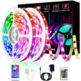 thumbnail image 1 of Led Lights, 50Ft/15M Rgb Led Lights Strip For Bedroom With Bluetooth And Remote Controller Led Light Strips Sync To Music (3X16.4Ft), 1 of 3