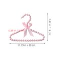 thumbnail image 2 of OULII Pink Small Hangers for Kids Clothes 3Pcs, 2 of 8