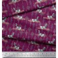 thumbnail image 2 of Soimoi Cotton Voile Fabric Tree & Sloth Cartoon Print Sewing Fabric Yard 42 Inch Wide, 2 of 3